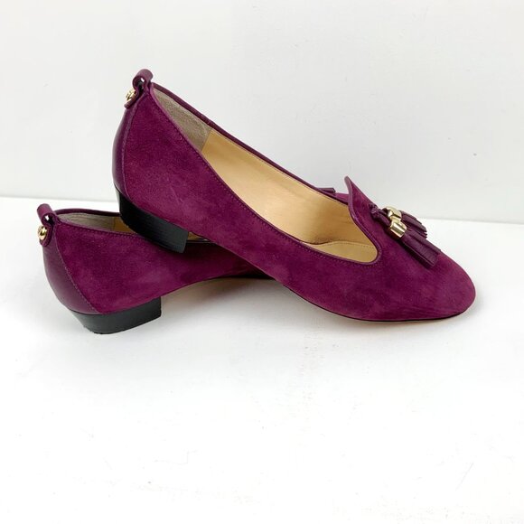 VC Signature 'Nancy' Tassel Loafer In Plumberry Sz 8.5M - Picture 10 of 16
